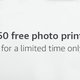 50 FREE 4x6 Photo Prints. Promo code FREE50PRINTS
